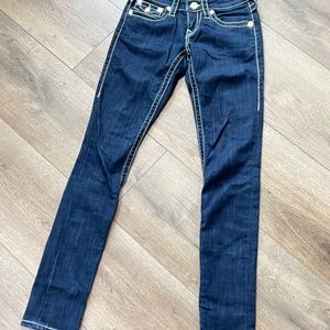 True Religion skinny jeans, size 25R